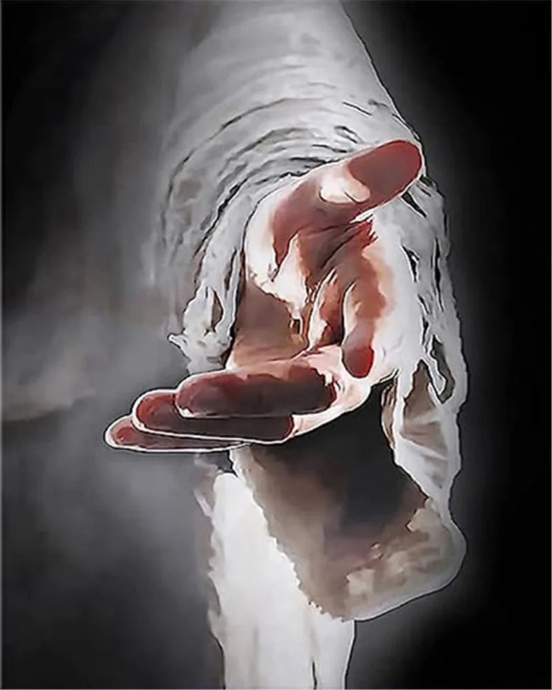 Paint by Numbers Jesus Kit โ DIY Religion-Themed Canvas Portrait, Perfect for Gifts & Home Decor