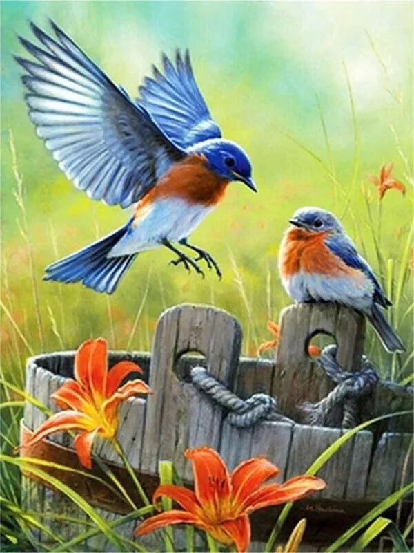5D Full Square Diamond Painting Bird Picture Of Rhinestone Diamond Embroidery Animal Mosaic Needlework Decor For Home